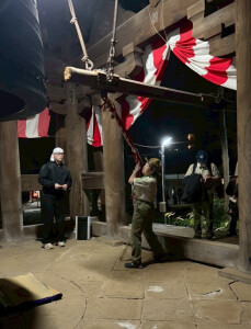 カブ隊長も撞きました