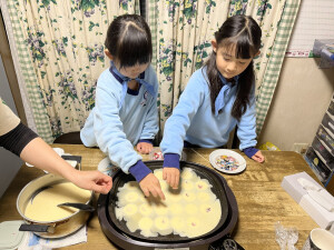 タコを入れてます