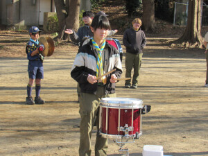 カラーチーム体験（太鼓）