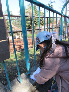 スケッチの様子