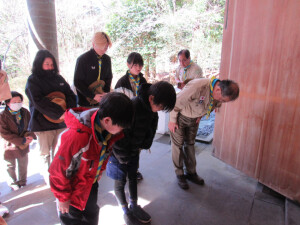 全員で安全祈願