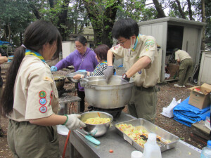 ベンチャースカウトも頑張ってくれました