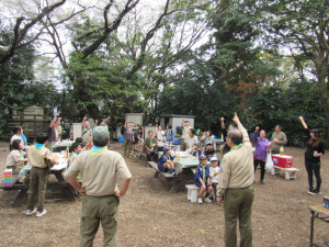 最後の景品は団委員長とジャンケン対決だ!