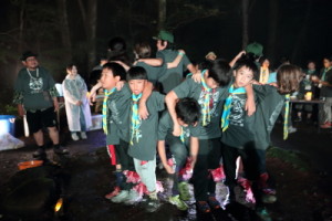 カブ隊からは「Ｔ・Ｉ・Ｒ・Ｏ」