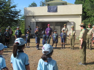 ビーバー隊・カブ隊の入村式